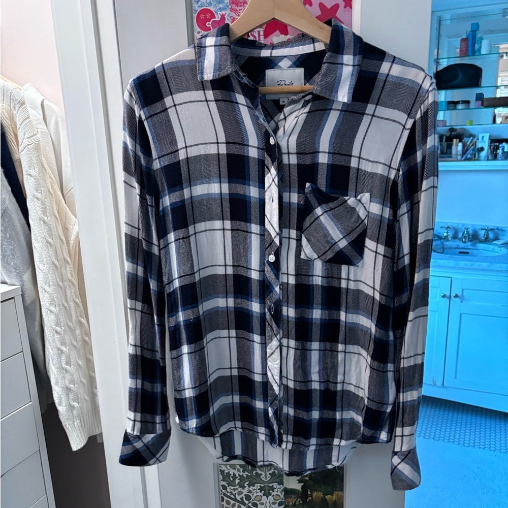 Nwot Rails Plaid Button Down - image 1